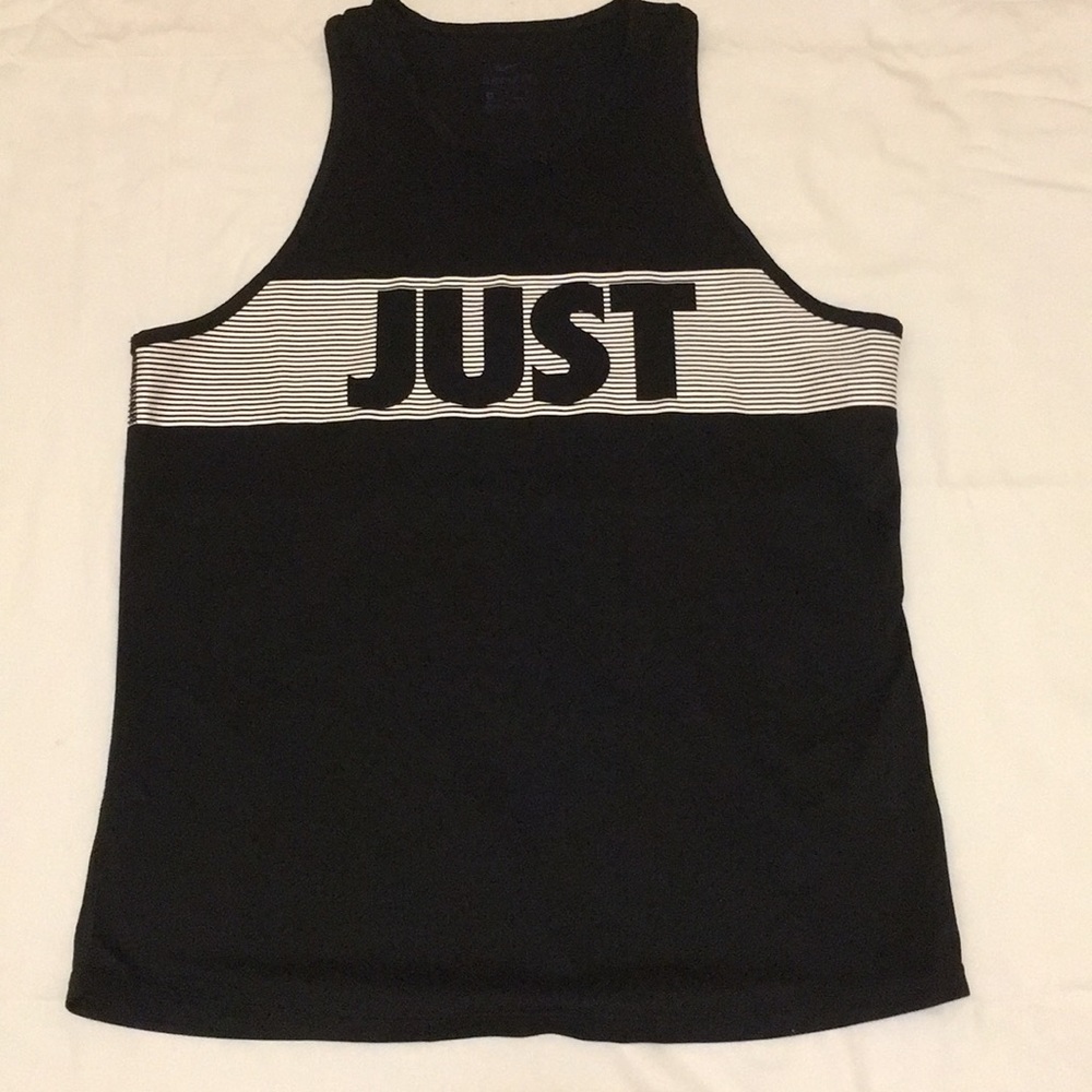 Nike Dri Fit Black Tank Top Sz M